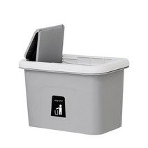 모던데일 걸이형 음식물쓰레기통 M, 그레이