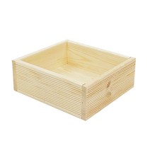아키아 네이쳐 원목 수납박스 21 높이 4.5cm, 원목색, 1개