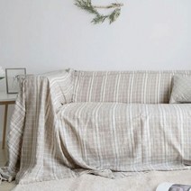 천팜 대폭 에스닉 자카드 패브릭 원단, 베이지