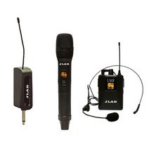 JLAB 2채널 무선핸드마이크 + 무선헤드셋마이크 + 수신기 세트, JLB-900