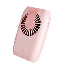 휴켓 다기능 휴대용 넥밴드 선풍기, WT-F22, 핑크