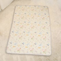 이지베이비 유아 방수 누빔패드, 러블리가든