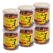 브리더랩 강아지 슬라이스 건조간식 200g, 오리가쿵, 6개
