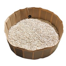 지아지조 휴대용 방수 플레이매트, 베이지 + 브라운