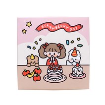 꾸꾸까까 다꾸 100종 캐릭터 스티커 박스 베리베리, 혼합색상, 1세트