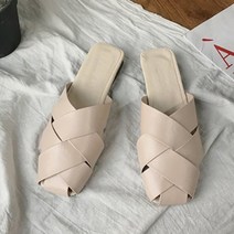 여성용 파라마 매듭 꼬임 가죽 블로퍼