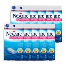 3M 넥스케어 하이드로케어 밴드 소형 6매, 10개