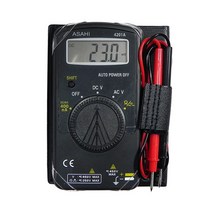 큐텍전자 포켓 멀티 테스터 4201A 블랙 + 건전지 2p, 1개