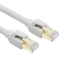 엠비에프 CAT.8 SSTP 랜케이블 0.5m MBF-U805G, 그레이, 1개