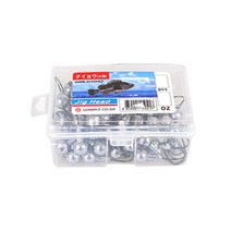 썬베이트 대용량 지그헤드 바늘 2/0호 40p, 1개