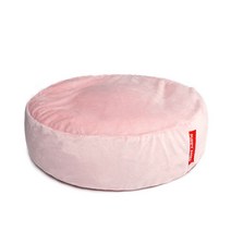퍼피엔젤 강아지 쏘오옥 면벨로아 이지 원형 쿠션커버 PA-BV185, 505 Pink