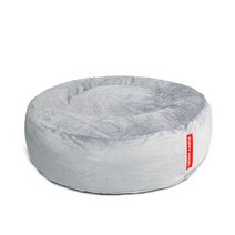 퍼피엔젤 강아지 쏘오옥 면벨로아 이지 원형 쿠션커버 PA-BV185, 94 Gray