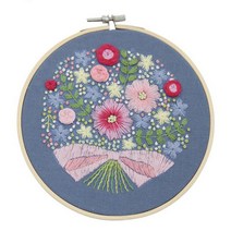 키밍 프랑스 자수 패키지, 1세트, 블루