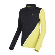 엘피지에이 여성용 스윙밸런스 컬러배색 골프 티셔츠 L211TL504P