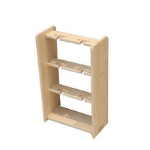 낚시왕 원목 릴 거치대 6구, 원목색