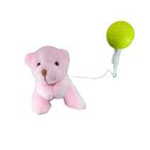 곰돌이 캐릭터 인형 골프티, 핑크