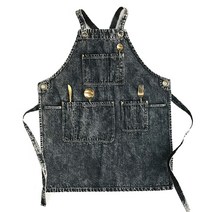 Jeanerlo 빈티지 바리스타 데님 앞치마 J02 M, 혼합색상, 1개