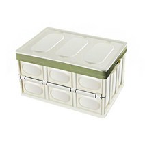 접이식 트렁크 수납박스 30L, 그린