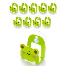 미니 애니멀 수세미 랙, 그린, 10개