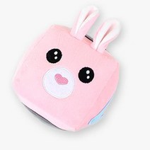 조우니 강아지 노즈워크 캐릭터 주사위 킁킁볼 13cm, 토끼 핑크, 1개