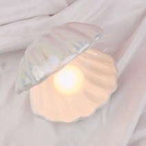 뚱크 조개 무드등 1, 화이트
