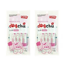 플레이나 도그츄 간식 4p, 치킨 + 랍스타, 2세트