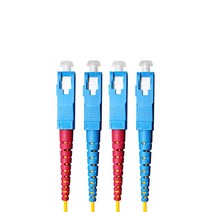 ANYPORT PLUS 광점퍼코드 1Gbps SC-SC 싱글 30m, 혼합색상, 1개