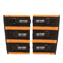 제로투히어로 3단 벨크로 히어로 프로 팔꿈치 보호대 Type2 Orange, 1개