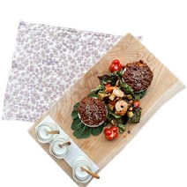 메리이든 면 요루 거즈 키친크로스 행주 L 55g, 퍼플플라워, 1개