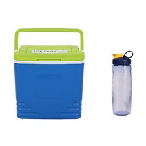 KOMAX 아이스박스 20L + 휴대물병 600ml 세트, 블루(아이스박스), 블루(물병)