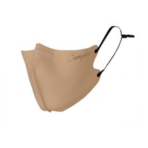 케어플러스 남성용 3D 쿨링 노즈 락 입체마스크 베이지 M, 1개, 1매