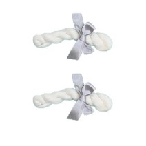 이베이비랜드 셀프 백일상 소품 장수실타래 + 리본 2세트, 실버(리본)