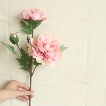 모란꽃 인테리어조화 2p, 피치