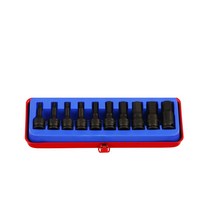 지니어스 임팩트 육각비트소켓 10종 세트 TH-310S 200-9908, 1세트