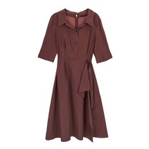 조이너스 셔츠카라 A라인 원피스 JABU5-WOP370