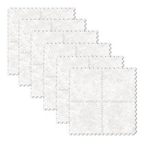 위드매트 유아 PE 퍼즐매트, 그레이마블, 24개