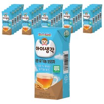 파스퇴르 아이생각 순한 유기농 보리차 125ml, 보리차맛, 24개