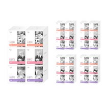 브론디 미니 정사각 미용티슈 2겹 250매 3종 x 16p 세트, 48개입, 1세트