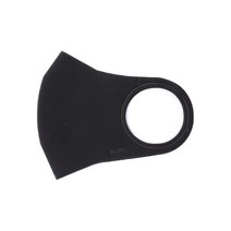 퍼핏 반영구 항균 쿠션 퍼프 마스크 소, 1개입, 1개, 블랙(무지)