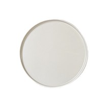 더가온 도자기 원형 접시, 크림