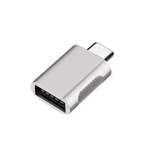 라온엘앤씨 라온 C Type to USB3.0 논슬립 OTG젠더 RG-7550, Silver, 1개
