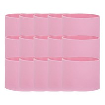 포테가르 가로 무늬 실리콘 홀더 15p, 핑크