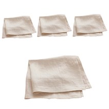 포포 리넨 냅킨, 아이보리, 4개