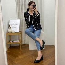 팅커벨 리본 합성피혁 웨지힐 4.8cm