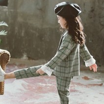 앤젤아이 여아용 손목플라워 캐쥬얼 정장세트