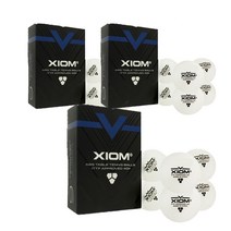 참피온 엑시옴 ABS 탁구공 6p, 화이트, 3개