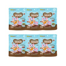 뽀로로펫 고양이 간식 크런치캣 150g x 6p, 1개, 닭고기   타우린 혼합맛