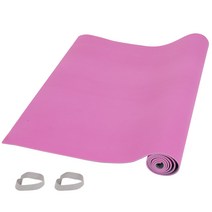 피트니스짐 하이덴시티 와이드 요가매트, 핑크