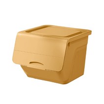 으네야 조립식 펠리컨 수납정리함 대형 46L, 옐로우, 1개