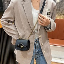티나르 레트로 레더 동전지갑 크로스 미니백